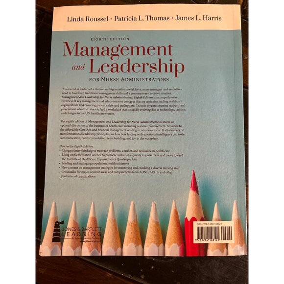 Management & Leadership For Nurse Administrators 8th Edition‎ - Picture 2 of 2